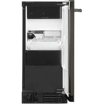 KitchenAid 15 Inch Automatic Clear Ice Maker With 25 Lb Capacity and Built-In Drain Pump: Black Ore — thumbnail 5